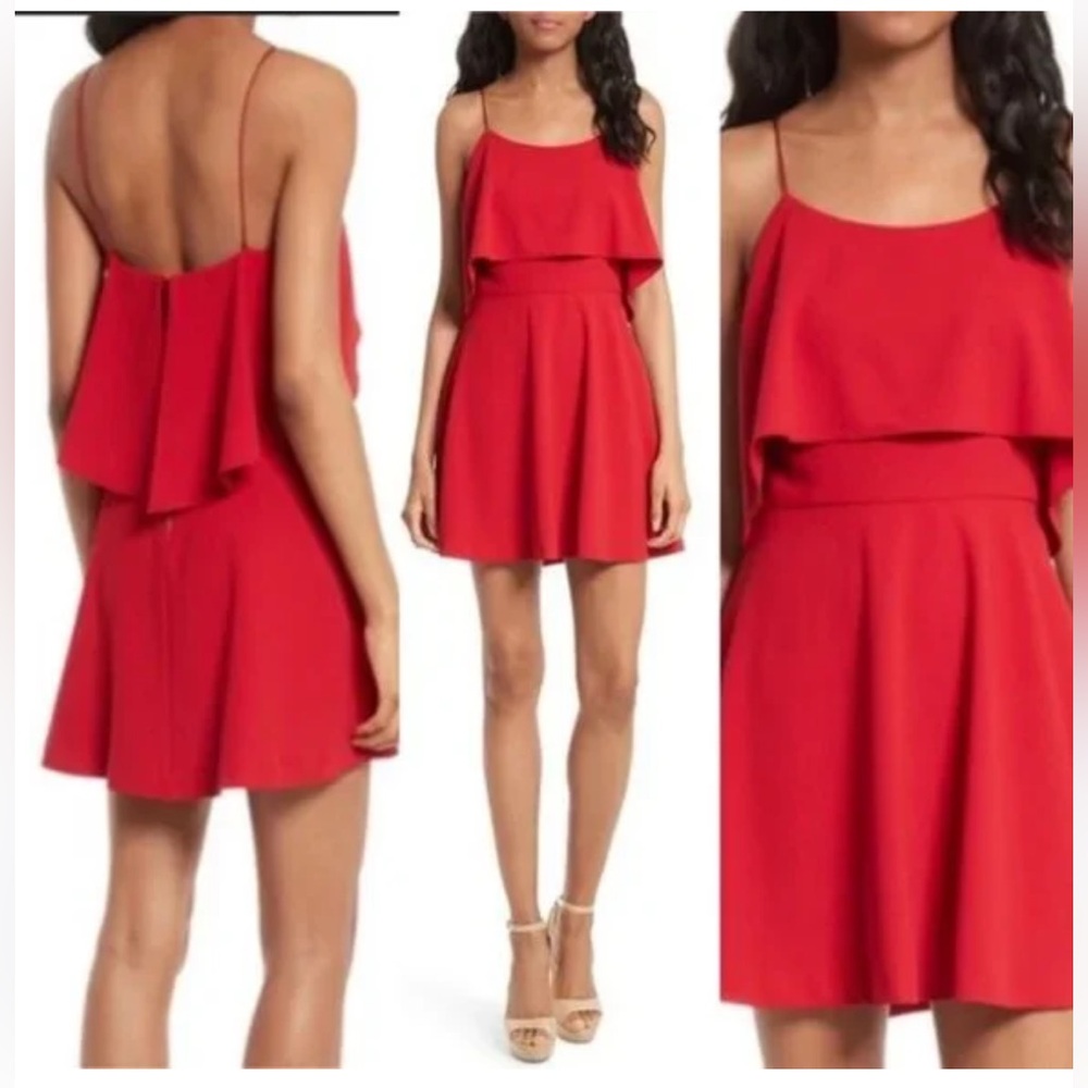 Alice + Olivia Red Dress